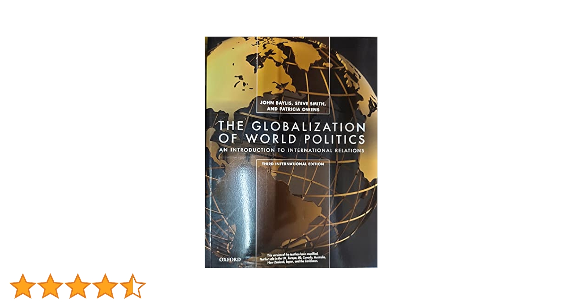 Amazon.co.jp: GLOBALIZATION OF WORLD POLITICS : AN
